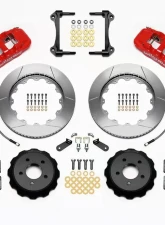 Wilwood AERO6 Big Brake Front Brake Kit - Slotted Rotor - Red - Ford Mustang 2015+                                     - 140-13887-R - Image 3