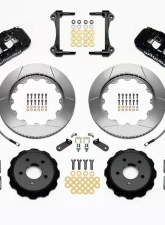 Wilwood AERO6 Big Brake Front Brake Kit - Slotted Rotor - Black - Ford Mustang 2015+                                     - 140-13886 - Image 3