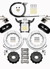 Wilwood AERO4-MC4 Big Brake Rear Parking Brake Kit - Slotted Rotor - Black -  Ford Mustang 2015+                                     - 140-13888 - Image 3