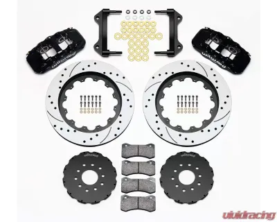 Wilwood AERO6 Big Brake Front Brake Kit - Drilled and Slotted Rotor - Red -  Chevrolet Corvette C5/C6 1997-2013 - 140-13903-D