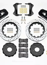 Wilwood AERO6 Big Brake Front Brake Kit - Drilled and Slotted Rotor - Black -  Chevrolet Corvette C7 2014-2019                                     - 140-13911-D - Image 3