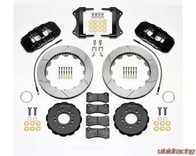 Wilwood AERO6 Big Brake Front Brake Kit - Slotted Rotor - Black -  Chevrolet Corvette C7 2014-2019 - 140-13911