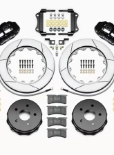 Wilwood Forged Narrow Superlite 4R Big Brake Rear Brake Kit For OE Parking Brake - Slotted Rotor - Black - Jeep Wrangler 2007-2018                                     - 140-14066 - Image 3