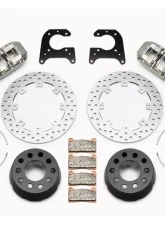 Wilwood Dynapro SA Lug Drive Dynamic Rear Drag Brake Kit - Drilled Rotor                                     - 140-14148-D - Image 3