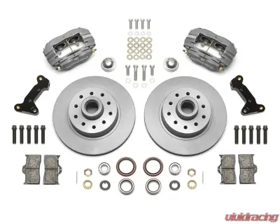 Wilwood Classic Series Dynalite Front Brake Kit - Plain Rotor - Black - Ford Mustang 1974-1980 - 140-14271