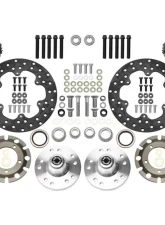 Wilwood Dynapro Lug Mount Front Dynamic Drag Brake Kit - Drilled Rotor - Ano - Chevrolet Camaro | Nova | Chevelle 1964-1972                                     - 140-14417-D - Image 3