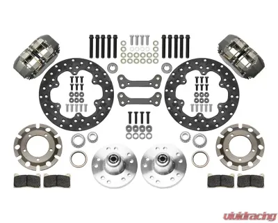 Wilwood Dynapro Lug Mount Front Dynamic Drag Brake Kit - Drilled Rotor - Ano - Chevrolet Camaro | Pontiac Firebird 1982-1992 - 140-14421-D