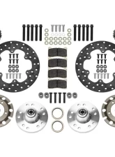 Wilwood Dynapro Lug Mount Front Dynamic Drag Brake Kit - Drilled Rotor - Ano - Chevrolet Camaro 1979-1981                                     - 140-14423-D - Image 3