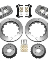 Wilwood AERO6 Big Brake Front Brake Kit (Race) - 14 Rotor Diameter Ford Mustang EcoBoost | GT 2015-2022                                     - 140-14482 - Image 3