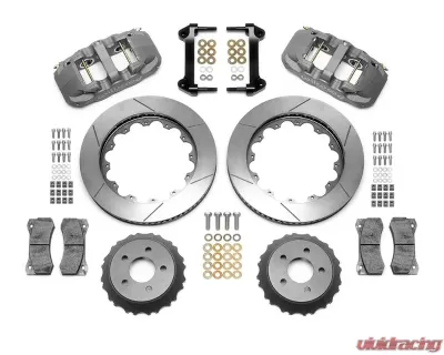 Wilwood AERO6 Big Brake Front Brake Kit (Race) - 14 Rotor Diameter Ford Mustang EcoBoost | GT 2015-2022 - 140-14482