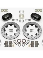 Wilwood Forged Dynalite Big Brake Front Brake Kit (5 x 5 Hub) - Drilled and Slotted Rotor - Black                                     - 140-14532-D - Image 3