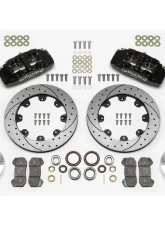 Wilwood Forged Dynalite Big Brake Front Brake Kit (5 x 5 Hub) - Drilled and Slotted Rotor - Black                                     - 140-14533-D - Image 3