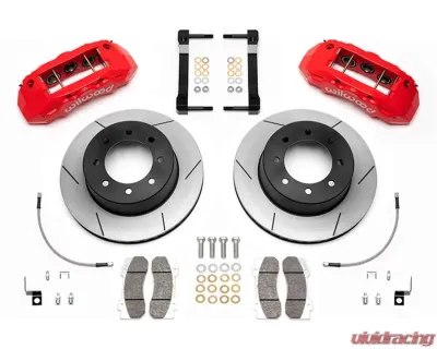 Wilwood TX6R Big Brake Truck Rear Brake Kit - Slotted Rotor -Red - Ford F250/F350 2013-2020 - 140-14559-R
