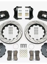 Wilwood AERO6 Big Brake Front Brake Kit - Drilled and Slotted Rotor - Black - Ford Crown Victoria 2003-2011                                     - 140-14682-D - Image 3