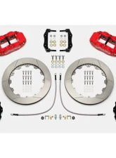 Wilwood Forged Narrow Superlite 4R Big Brake Rear Brake Kit For OE Parking Brake - Slotted Rotor - Red - BMW M3 E46 2001-2006                                     - 140-14752-R - Image 3