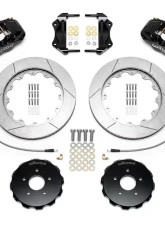 Wilwood AERO6 Big Brake Front Brake Kit - Slotted Rotor - Black - Nissan 350Z | Infiniti G35 2003-2009                                     - 140-14815 - Image 3