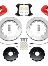 Wilwood AERO6 Big Brake Front Brake Kit - Slotted Rotor - Red - Nissan 350Z | Infiniti G35 2009-2013                                     - 140-14819-R - Image 3