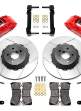 Wilwood SX6R Big Brake Dynamic Front Brake Kit - 14" Slotted Rotor - Red - Ford Mustang 2015+                                     - 140-14928-R - Image 3