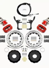 Wilwood Dynapro Radial-MC4 Rear Parking Brake Kit - Drilled and Slotted Rotor - Red - Mazda Miata 2006-2015                                     - 140-15034-DR - Image 3