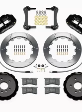 Wilwood Forged Narrow Superlite 6R Big Brake Front Brake Kit (Hat) - Slotted Rotor - Black - Mini Cooper 2014-2015                                     - 140-15214 - Image 3