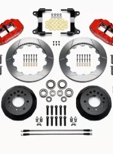 Wilwood Forged Narrow Superlite 6R Big Brake Front Brake Kit - Slotted Rotor 14"- Red - Chevrolet Camaro | Pontiac Firebird 1982-1992                                     - 140-15279-R - Image 3