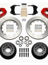 Wilwood Forged Narrow Superlite 6R Dust-Seal Front Big Brake Kit  - Slotted Rotor - Red                                     - 140-15410-R - Image 3