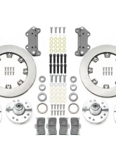 Wilwood Forged Dynalite Big Brake Front Brake Kit - Plain Rotor - Black - Chevy 1955-1957                                     - 140-15548 - Image 3