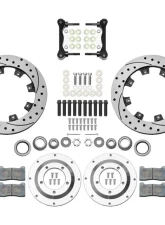 Wilwood Dynapro Radial Big Brake Front Brake Kit (Hub) - Drilled & Slotted Rotor - Red                                     - 140-15909-DR - Image 3