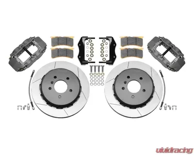 Wilwood Forged Narrow Superlite 4R Rear Big Brake Kit (Race) - Slotted Rotor - Anodized - BMW E36 M3 1995-1999 - 140-16017