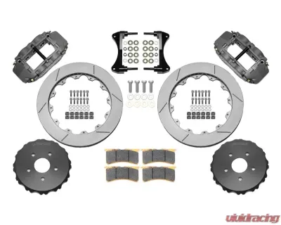 Wilwood Forged Narrow Superlite 6R Front Big Brake Kit (Race) - Anodized - Honda Civic 2006-2017 | CRZ 2011-2015 - 140-16092