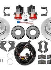 Wilwood Forged Dynalite Rear Electronic Parking Brake Kit - Plain Rotor - Red                                     - 140-16154-R - Image 3