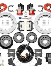 Wilwood Forged Dynalite Rear Electronic Parking Brake Kit - Plain Rotor - Red                                     - 140-16156-R - Image 3