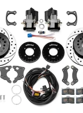 Wilwood Forged Dynalite Rear Electronic Parking Brake Kit - Drilled & Slotted Rotor - Black                                     - 140-16164-D - Image 3