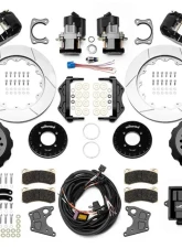 Wilwood AERO4 Big Brake Rear Electronic Parking Brake Kit - Plain Rotor - Black                                     - 140-16173 - Image 3