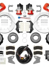 Wilwood AERO4 Big Brake Rear Electronic Parking Brake Kit - Plain Rotor - Red                                     - 140-16176-R - Image 3