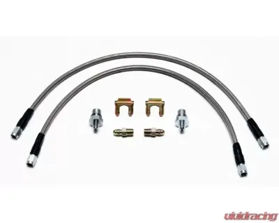 Wilwood Flexline Universal, 18" M10 x 1.0 BF to 1/8-27 NPT - 220-10988