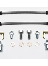 Wilwood Rear Flexline Kit, 10" w/ Banjo 10mm -3/8-24 Chassis                                     - 220-12630 - Image 2