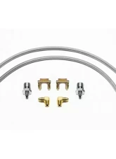 Wilwood Front Flexline Kit, -3, M10-1.0 IF / 1.5 IF,1/8 NPT 90 Degree                                     - 220-12862 - Image 2