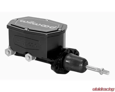 Wilwood Tandem Compact Master Cylinder - 15/16" Bore,Black - W/Pushrod - 260-14958-BK