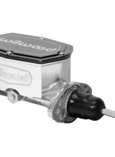 Wilwood Tandem Compact Master Cylinder - 15/16" Bore, Burnished - W/Pushrod                                     - 260-14958-P - Image 2