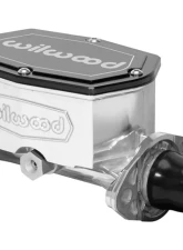 Wilwood Tandem Compact Master Cylinder -1-1/8" Bore, Burnished - W/Pushrod                                     - 260-14960-P - Image 2