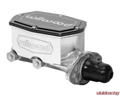 Wilwood Tandem Compact Master Cylinder - 1" Bore, Burnished - W/Pushrod - 260-14959-P