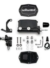 Wilwood Compact Tandem M/C w/RH Brkt and Valve 7/8" Black                                     - 261-15659-BK - Image 2