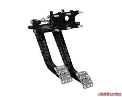 Wilwood Adjustable Reverse Swing Mount Tru-Bar Brake and Clutch Pedals 6.25:1 Brake, 5.1:1 Clutch - 340-15075