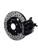Wilwood Combination Parking Brake Caliper Rear Brake Kit, Drilled and Slotted Rotor - Black Honda Civic | Acura Integra                                     - 140-10209-D - Image 2