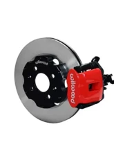 Wilwood Combination Parking Brake Caliper Rear Brake Kit, Plain Face Rotor - Black Honda Civic | Acura Integra                                     - 140-10211-R - Image 2