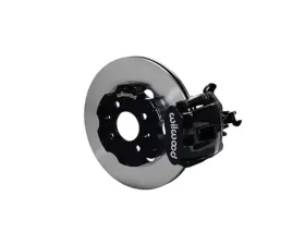 Wilwood Combination Parking Brake Caliper Rear Brake Kit, Plain Face Rotor - Black Honda Civic | Acura Integra