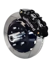 Wilwood Forged Narrow Superlite 6R Big Brake Front Brake Kit (Hub), Slotted Rotors - Black                                     - 140-10284 - Image 2