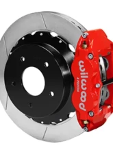 Wilwood Forged Narrow Superlite 4R Big Brake Rear Kit For OE Parking Brake - Plain Face Rotor - Red                                     - 140-10909-R - Image 2