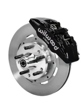 Wilwood Forged Dynapro 6 Big Brake Front Brake Kit, Slotted Rotors - Black Chevrolet Camaro | Chevelle | Nova 1964-1972                                     - 140-10510 - Image 2